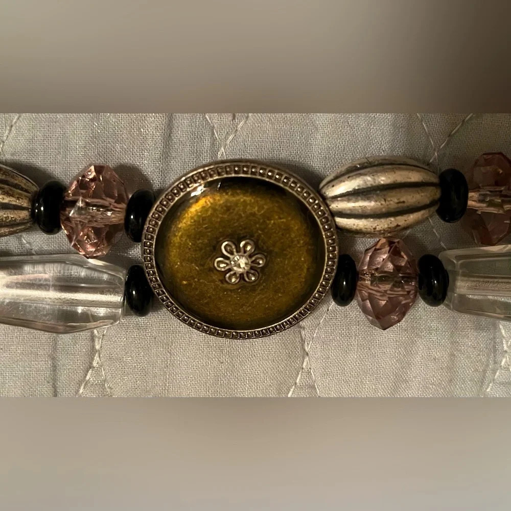 VINTAGE~RADIANT BEAD BELT~LG/XL~NWT